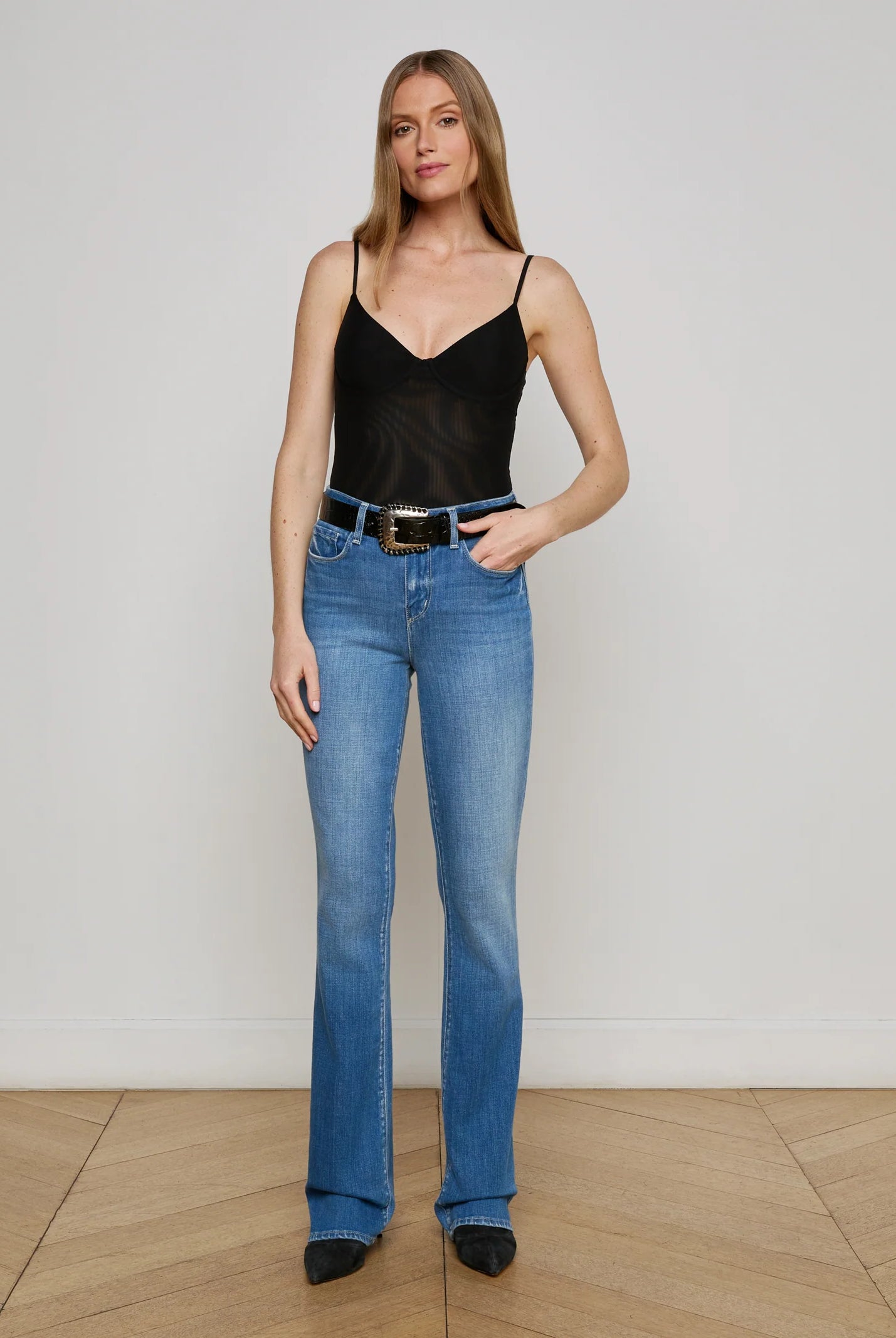 L'Agence Women's Elowen Mesh Bodysuit