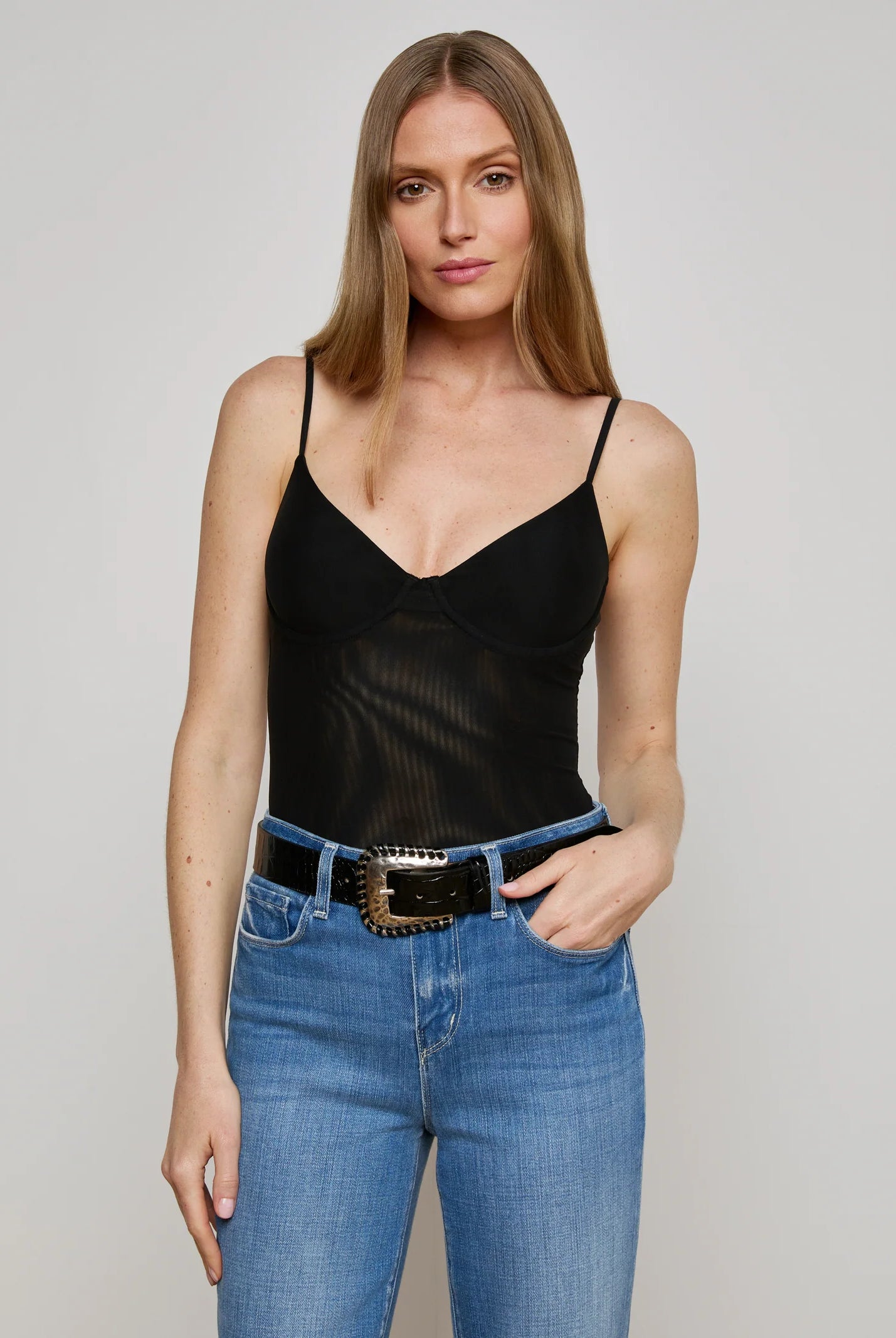 L'Agence Women's Elowen Mesh Bodysuit