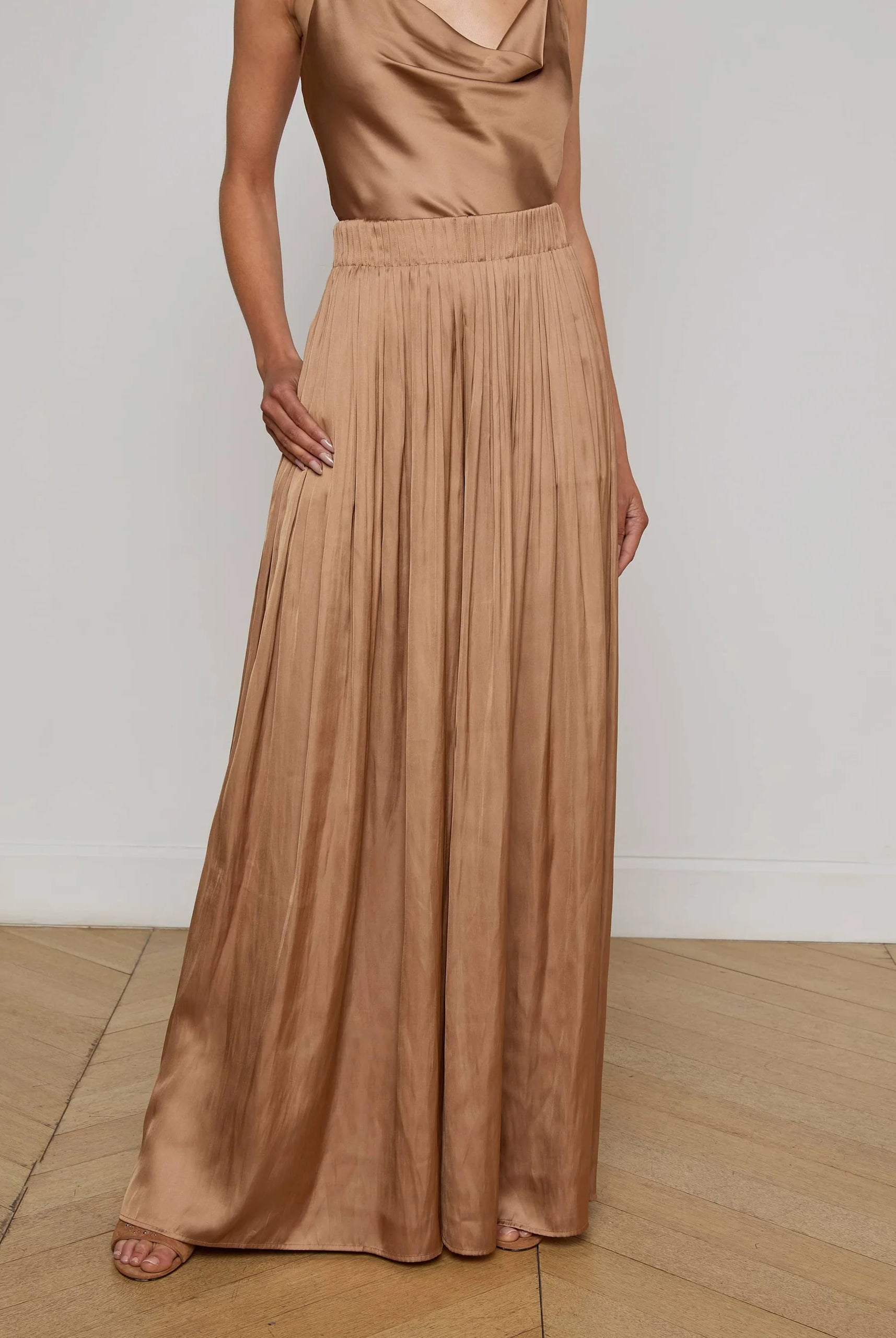 L'Agence Women's Haylo Satin Pant