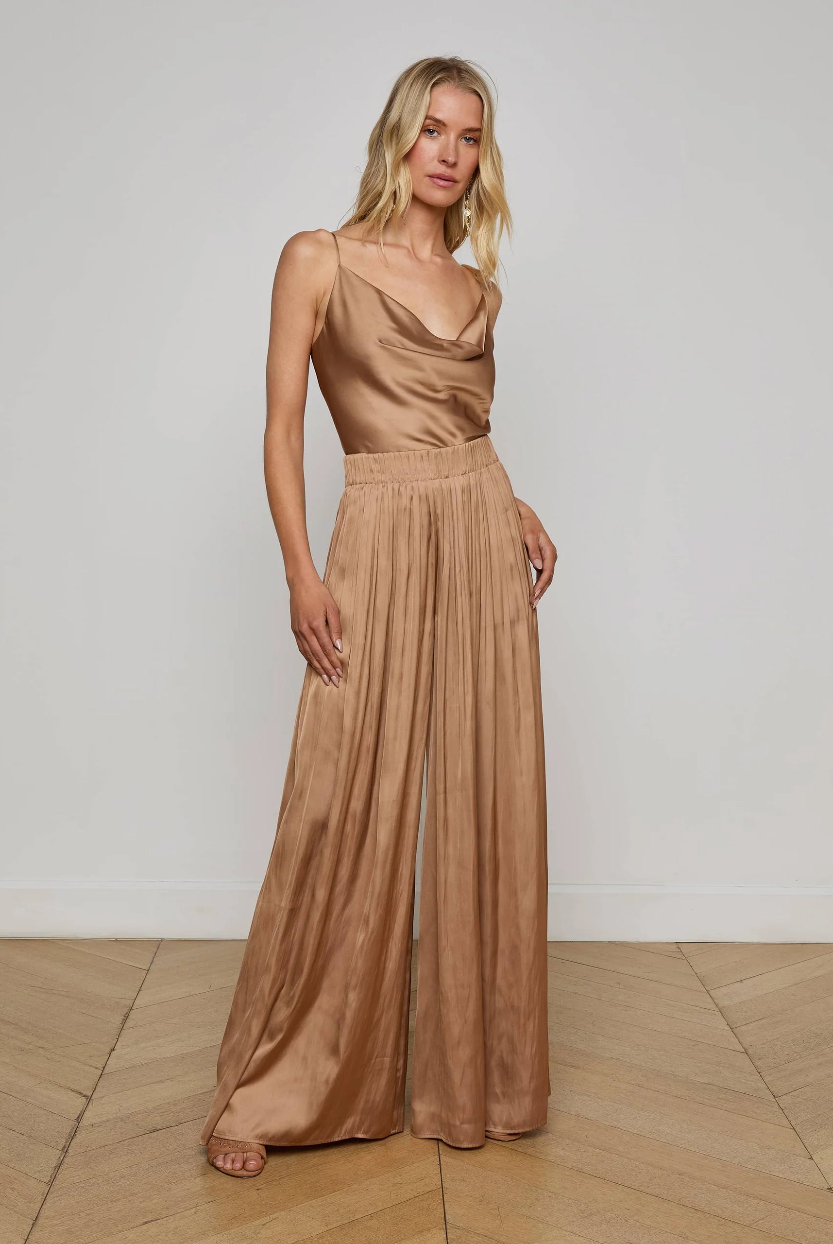 L'Agence Women's Haylo Satin Pant