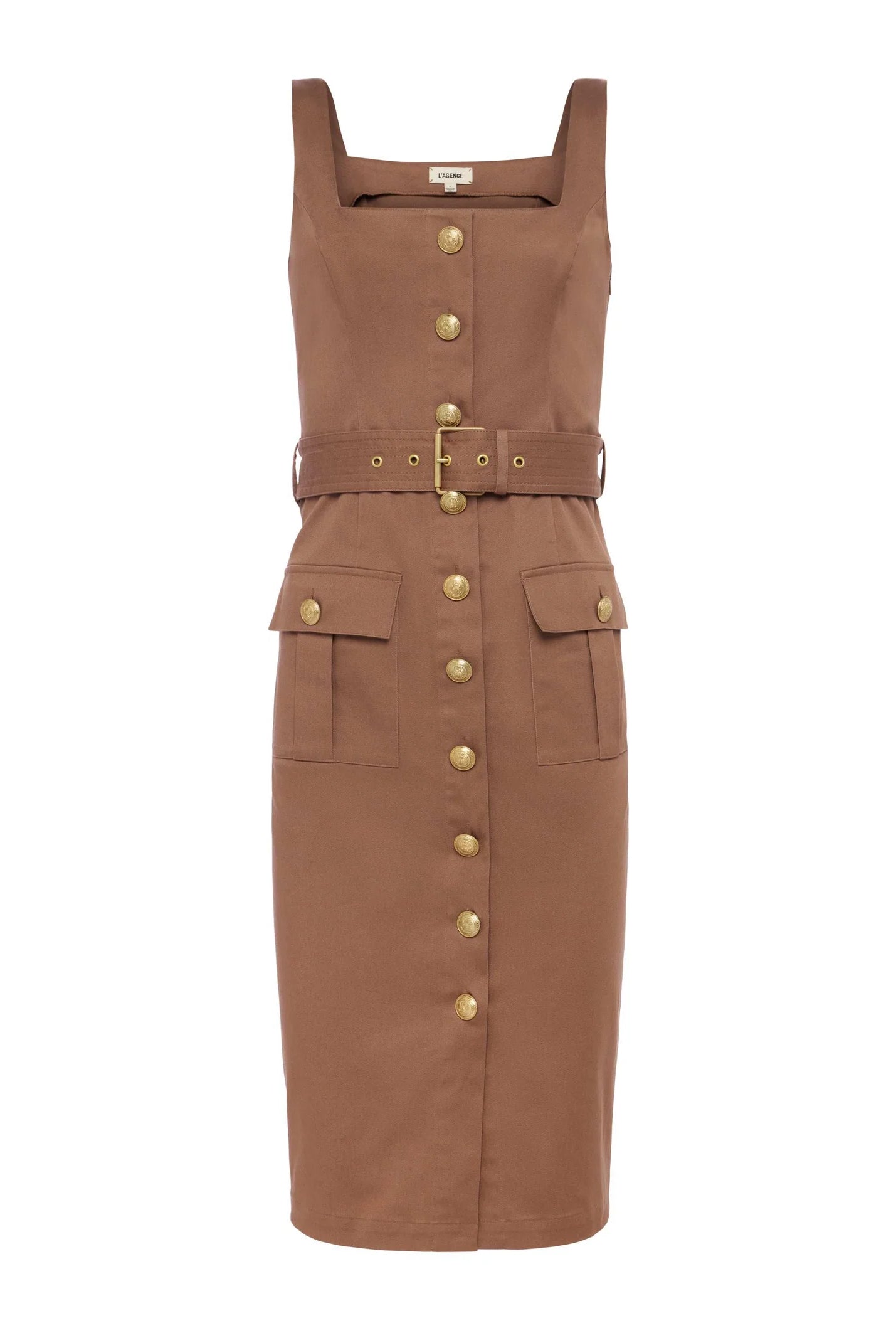 L'Agence Women's Idy Button-Front Dress