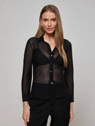 L'Agence Women's Indiana Mesh Blouse