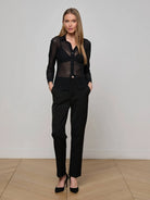 L'Agence Women's Indiana Mesh Blouse