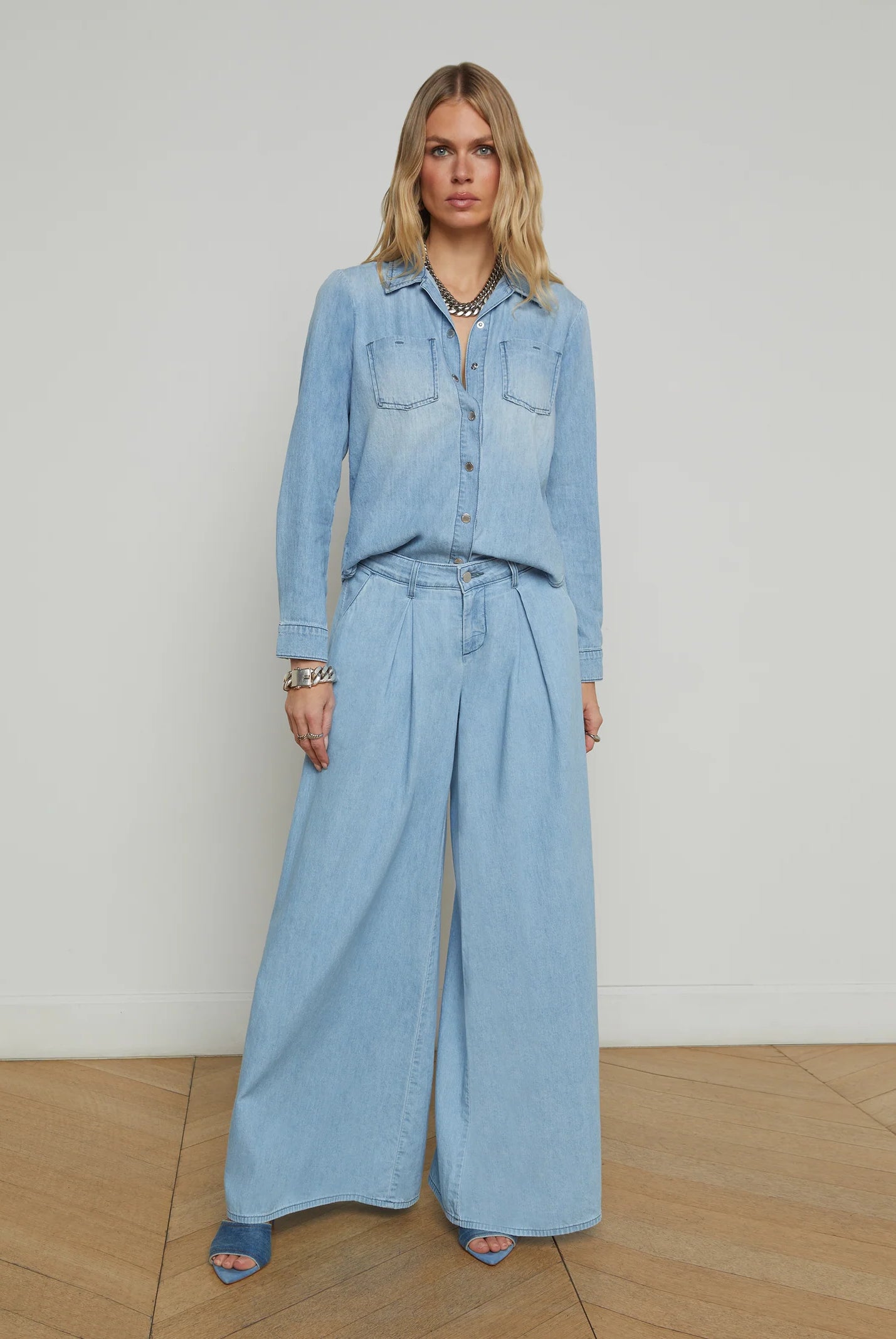 L'Agence Women's Isla Denim Shirt