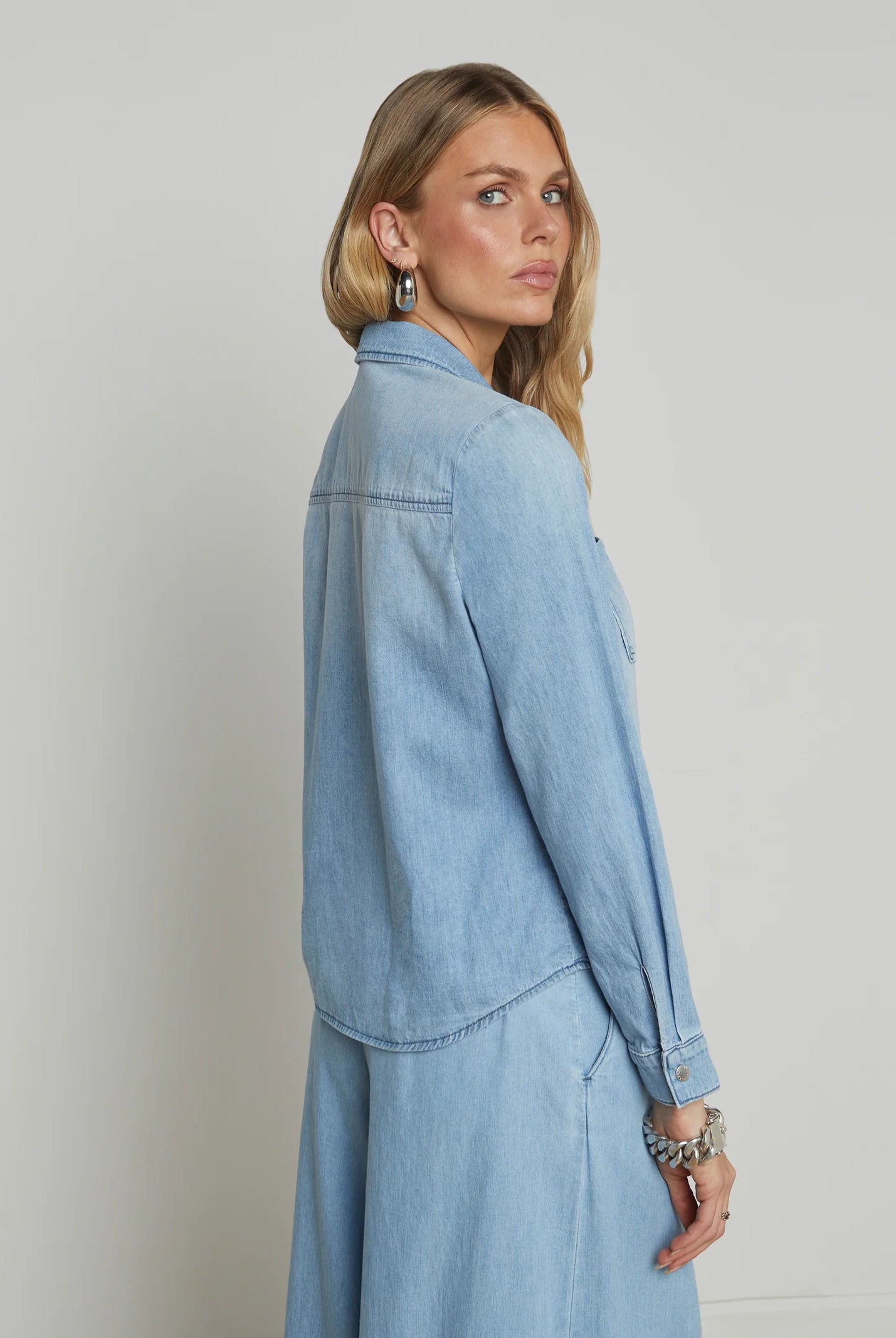 L'Agence Women's Isla Denim Shirt