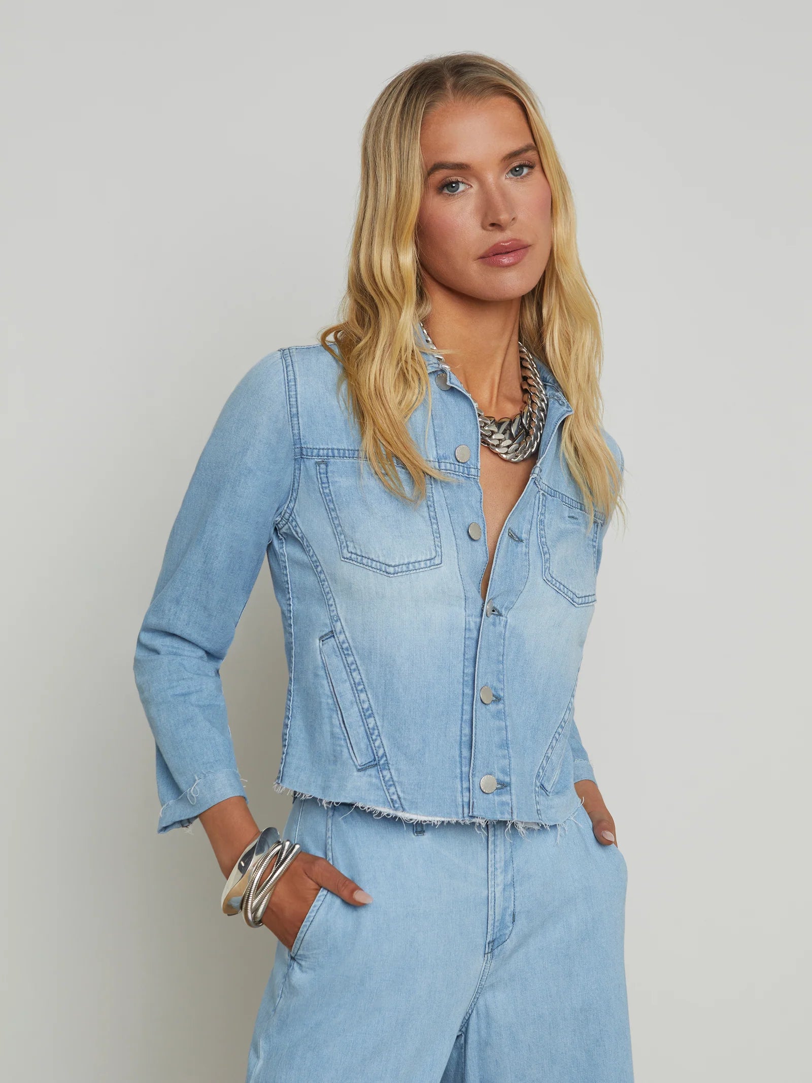 L'Agence Women's Janelle Denim Jacket