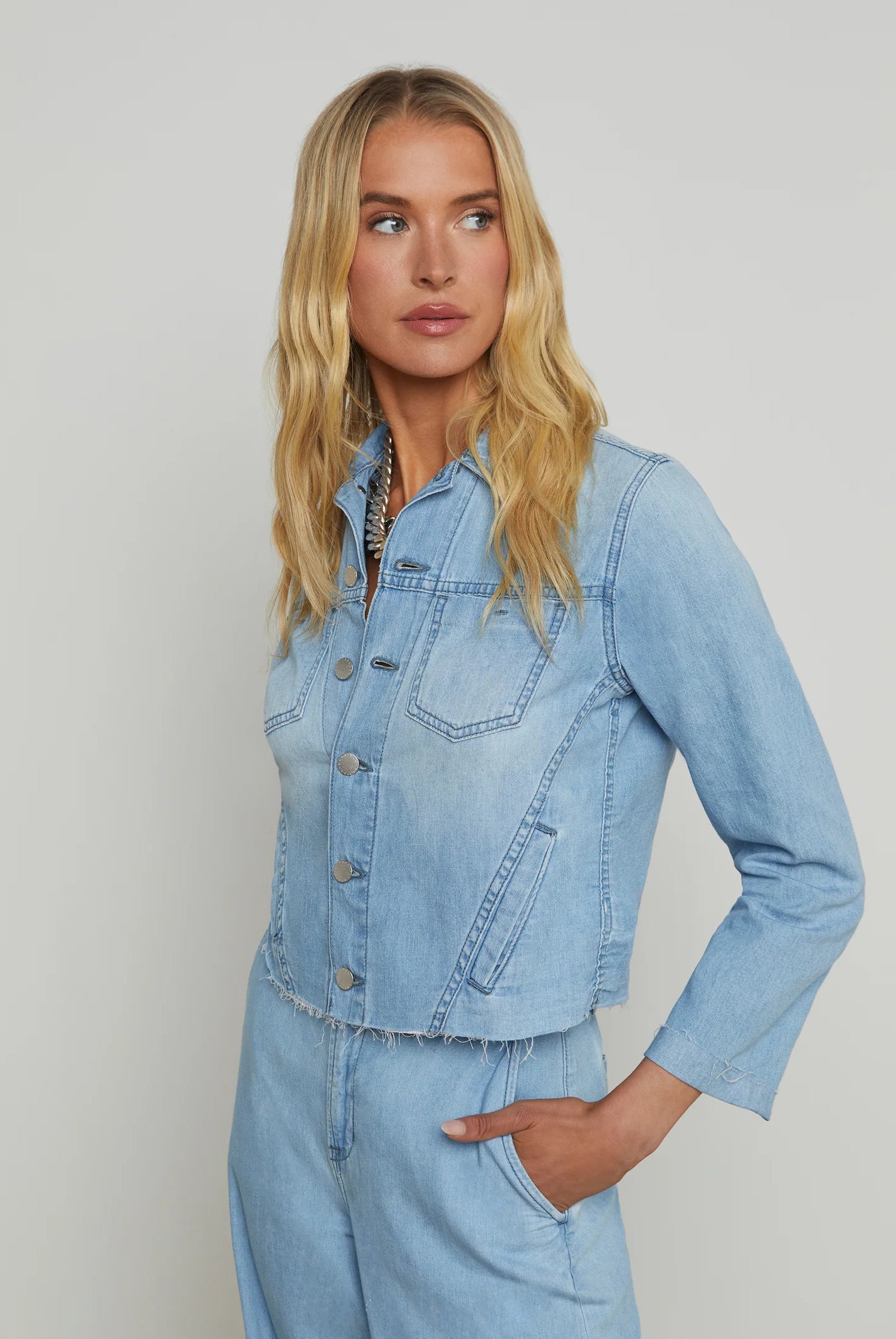 L'Agence Women's Janelle Denim Jacket