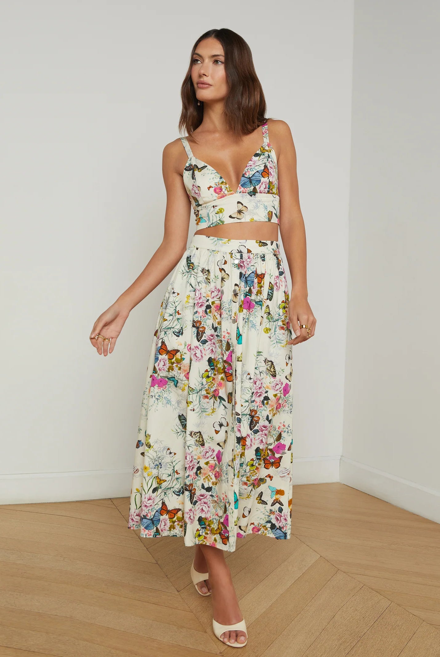 L'Agence Women's Kaori Poplin Bralette