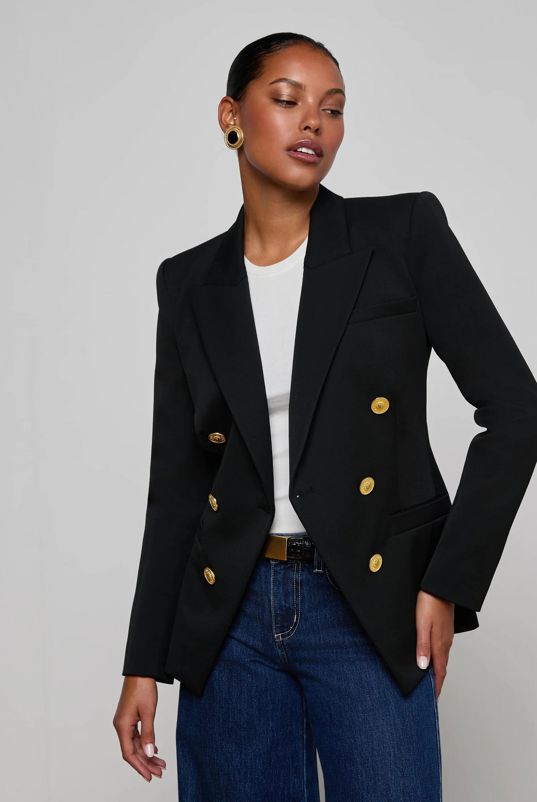L'Agence Women's Kyomi Double-Breasted Blazer