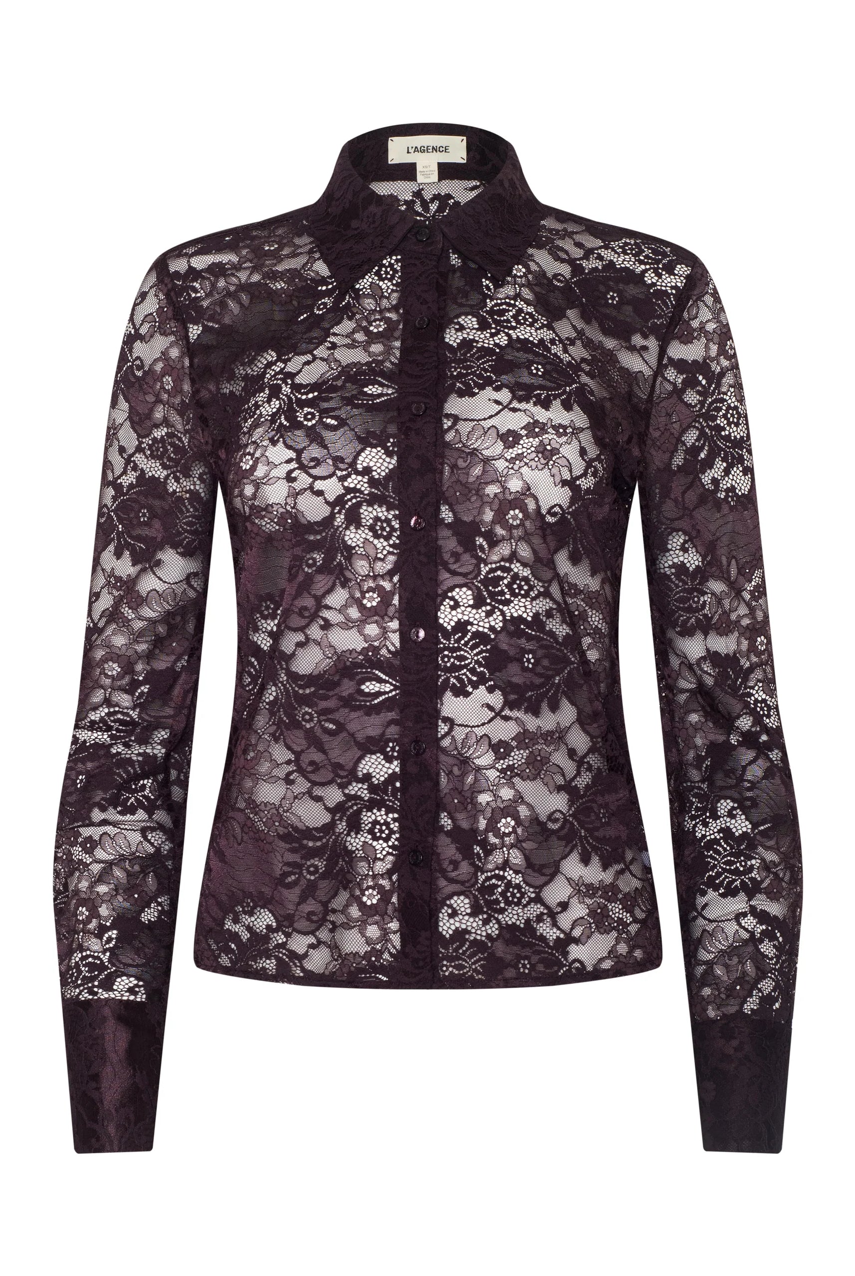L'Agence Women's Maia Floral Lace Blouse