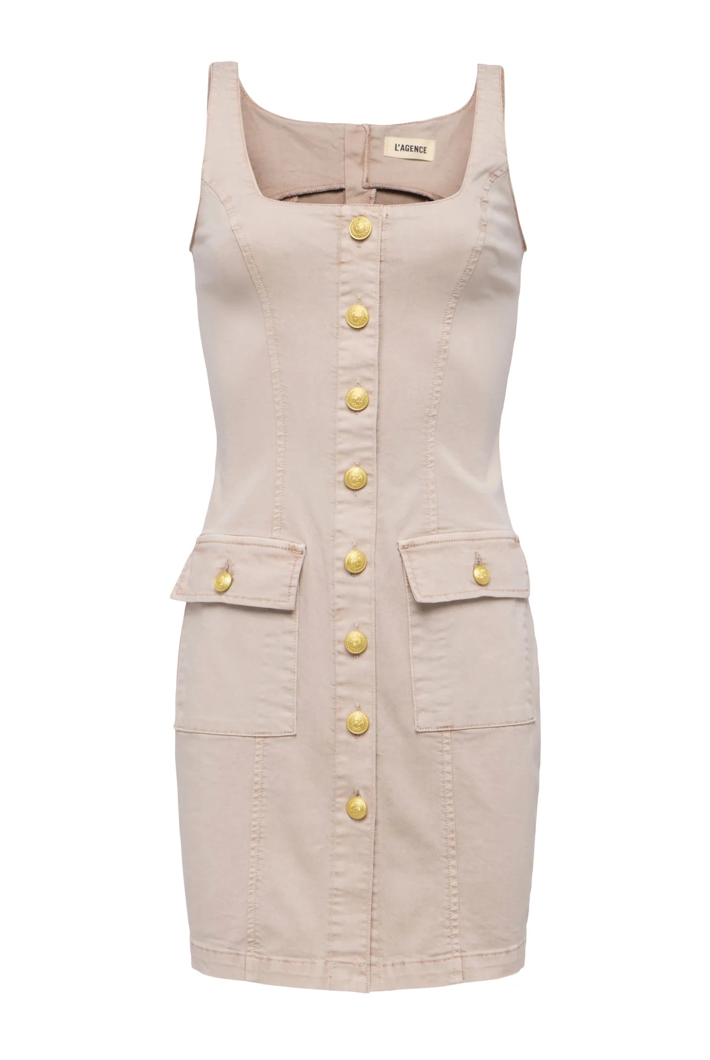 L'Agence Women's Midy Button-Front Dress