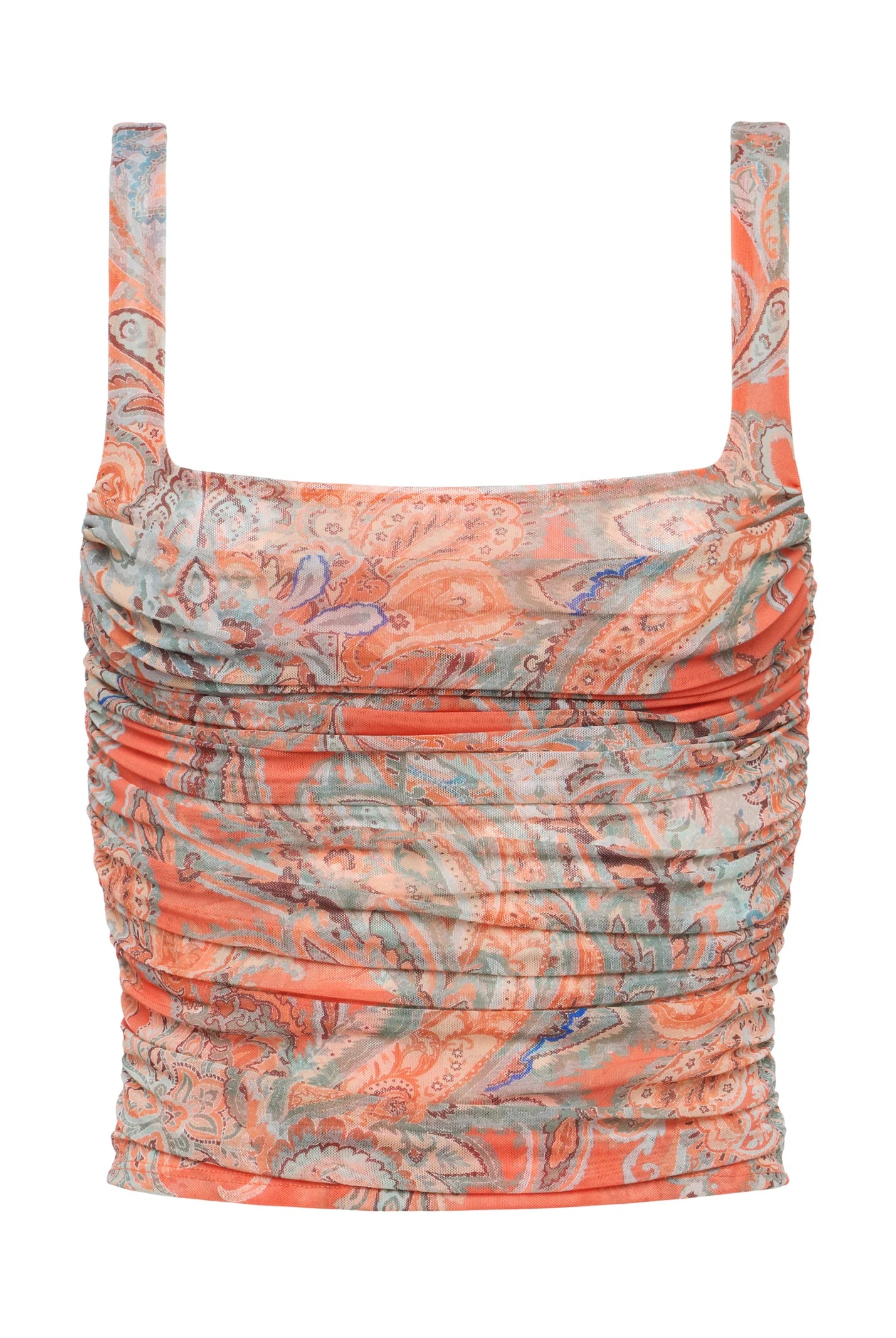 L'Agence Women's Rasha Mesh Paisley Tank