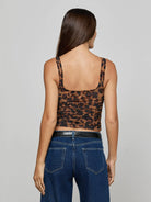 L'Agence Women's Rasha Shirred Mesh Tank
