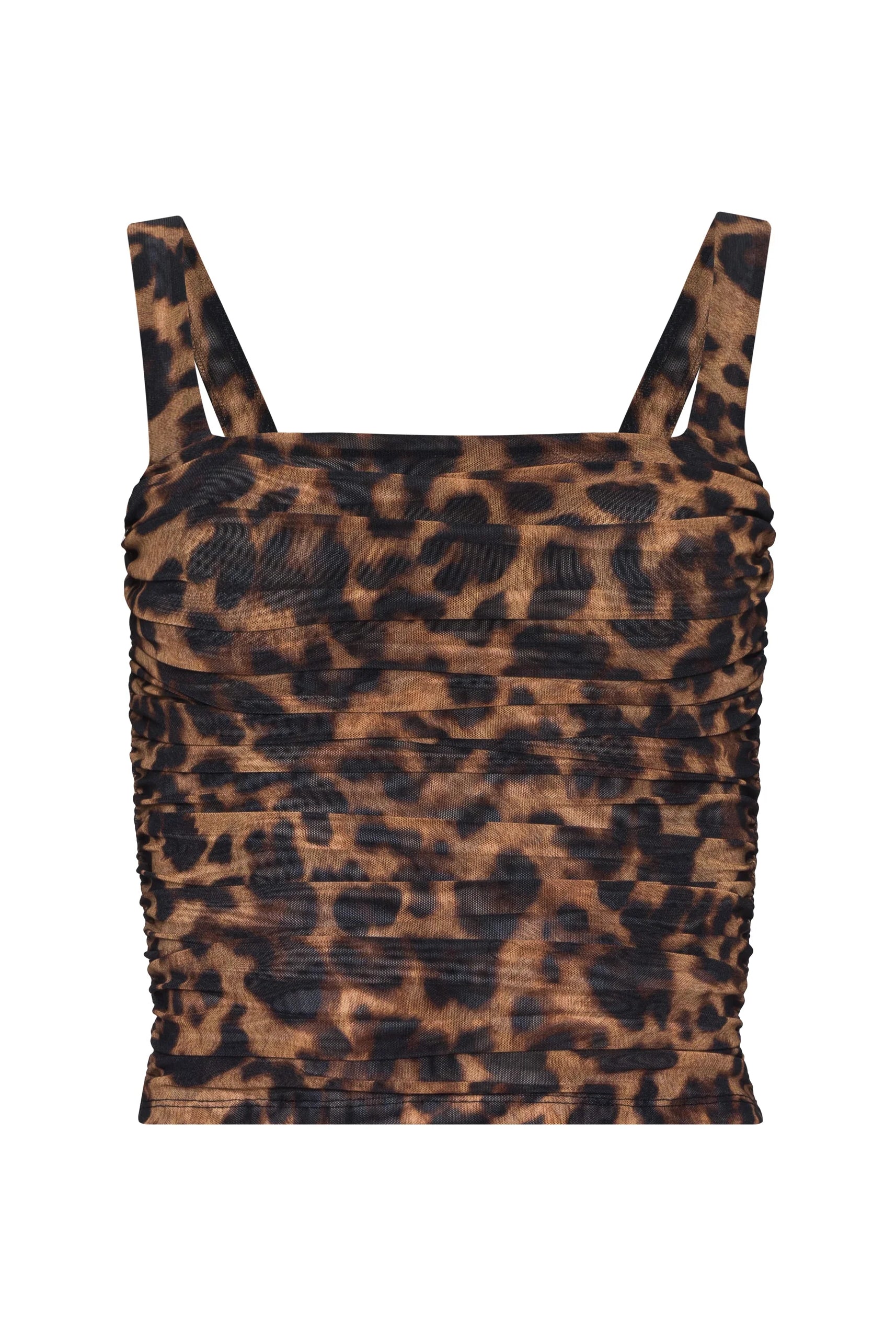 L'Agence Women's Rasha Shirred Mesh Tank