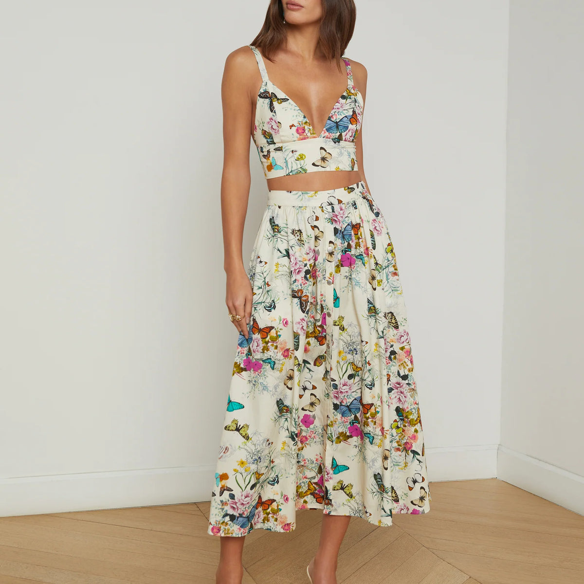 スカート [MATINKIM]unbalance flats midi skirt in black MUSINSA | MATIN KIM UNBALANCE FLARE FOLDING SKIRT IN BLACK