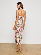 L'Agence Women's Seridie Silk Slip Dress