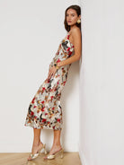L'Agence Women's Seridie Silk Slip Dress