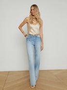 L'agence Women's Clayton Wide-Leg Jean