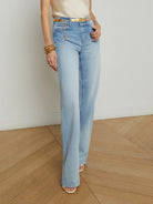 L'agence Women's Clayton Wide-Leg Jean