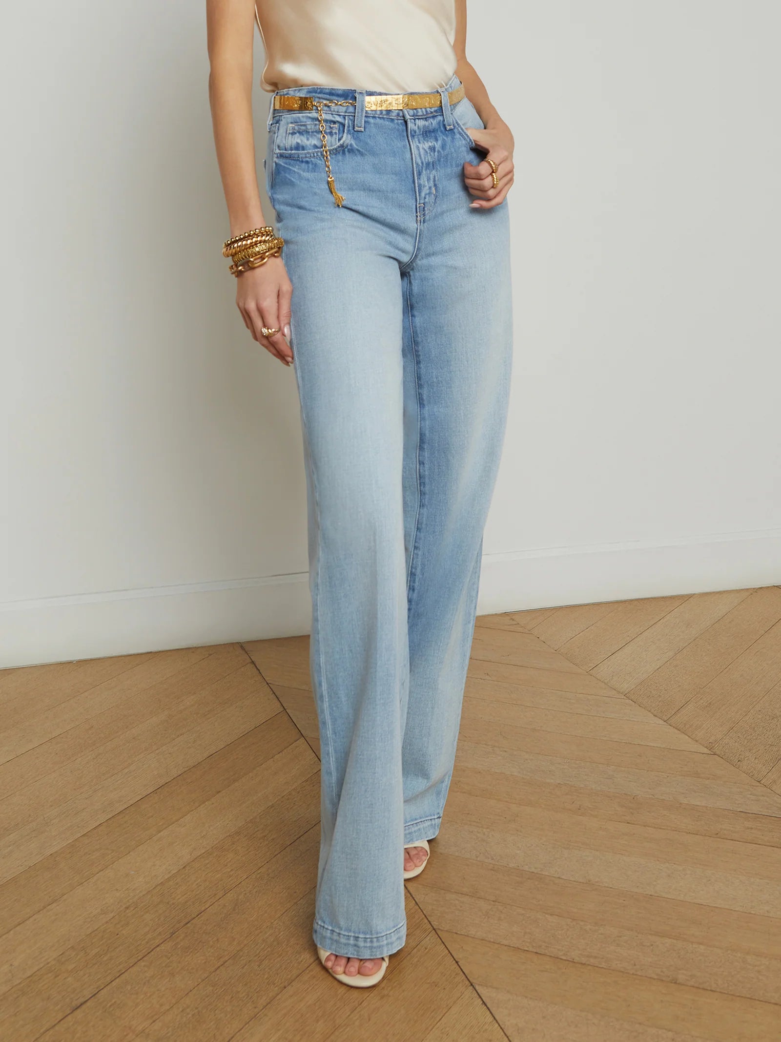 L'agence Women's Clayton Wide-Leg Jean