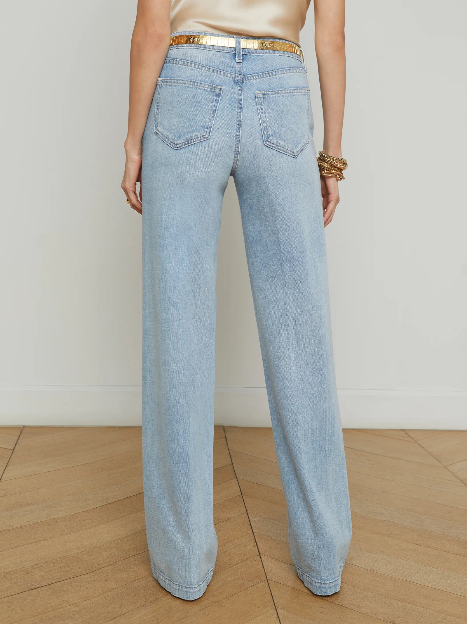 L'agence Women's Clayton Wide-Leg Jean