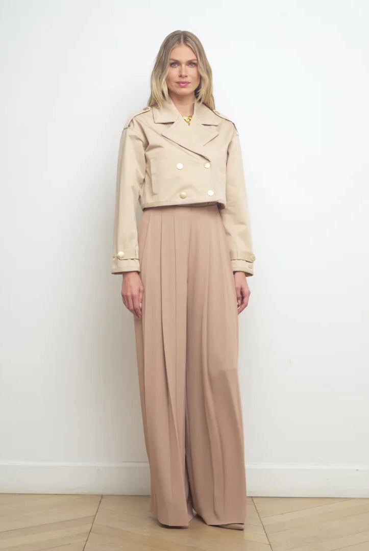 L'Agence Women's Kento Cropped Trench