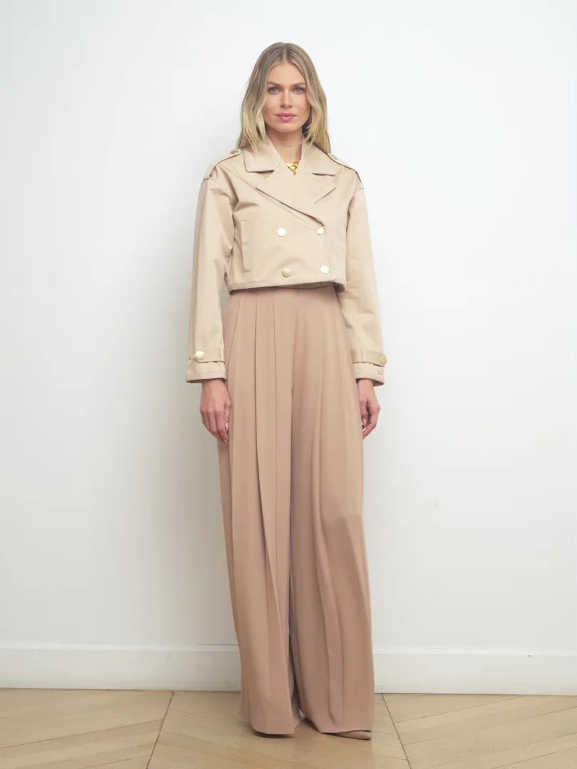 L'Agence Women's Kento Cropped Trench