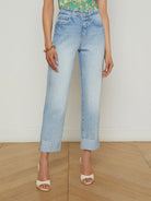 L'agence Women's Maribel Cuffed Straight-Leg Jean