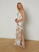 L'agence Women's Viola Silk Cowl-Neck Gown