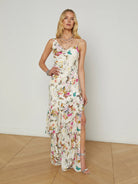 L'agence Women's Viola Silk Cowl-Neck Gown