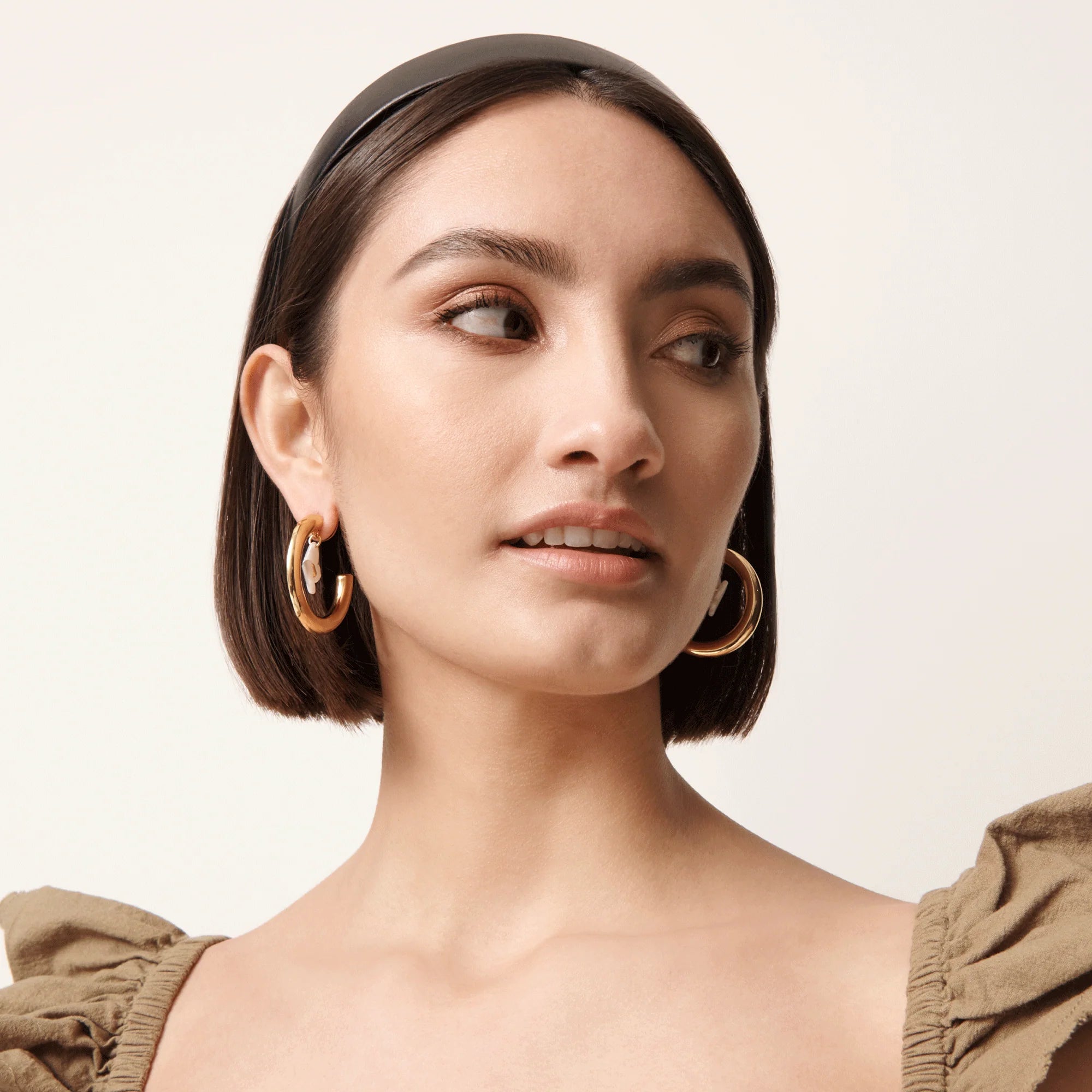 Lele Sadoughi Women's Faux Leather Bessette Headband