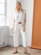 Lilla P Women's Relaxed Button Down T-Shirt