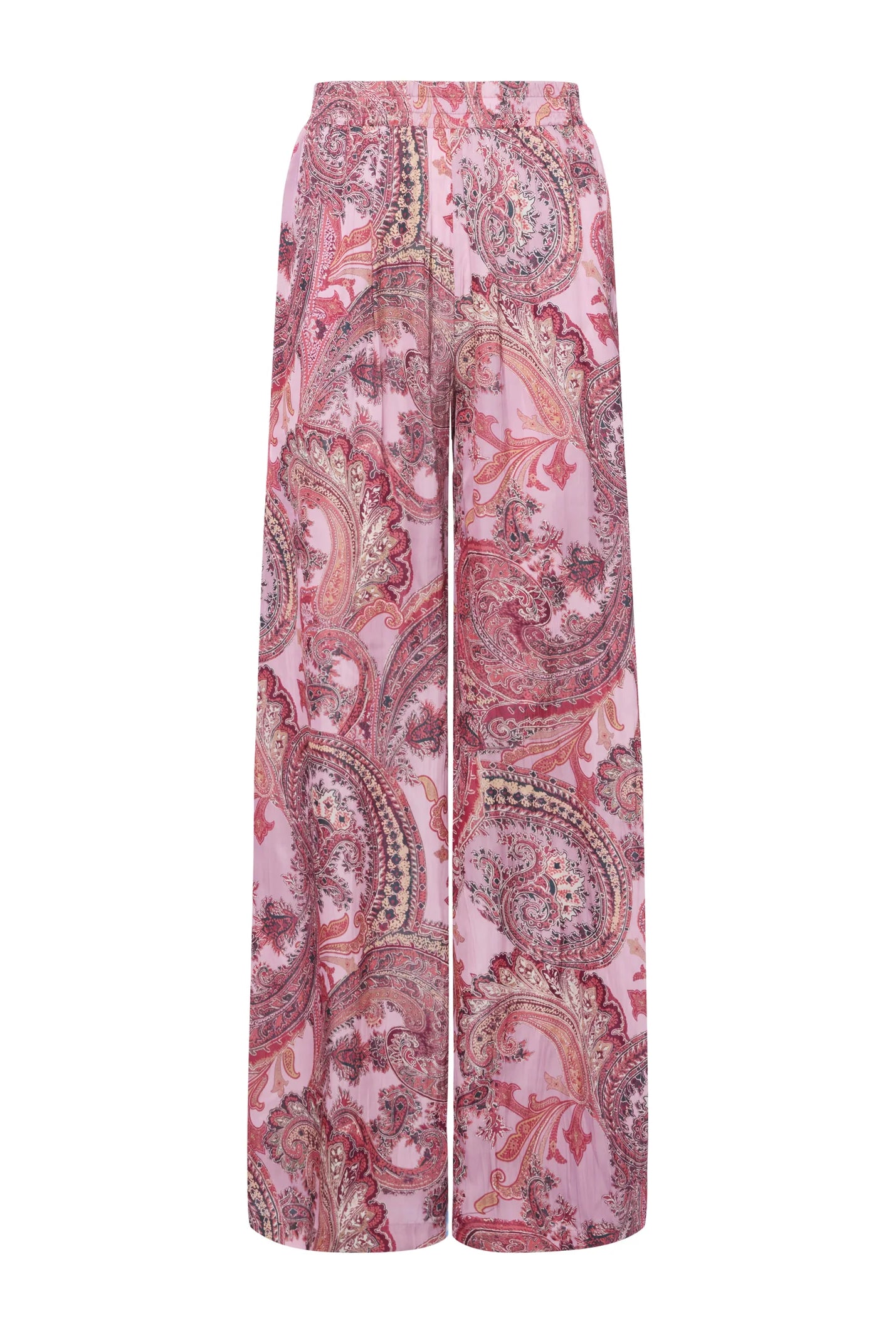 L'Agence Women's Lillian Satin Wide-Leg Pant