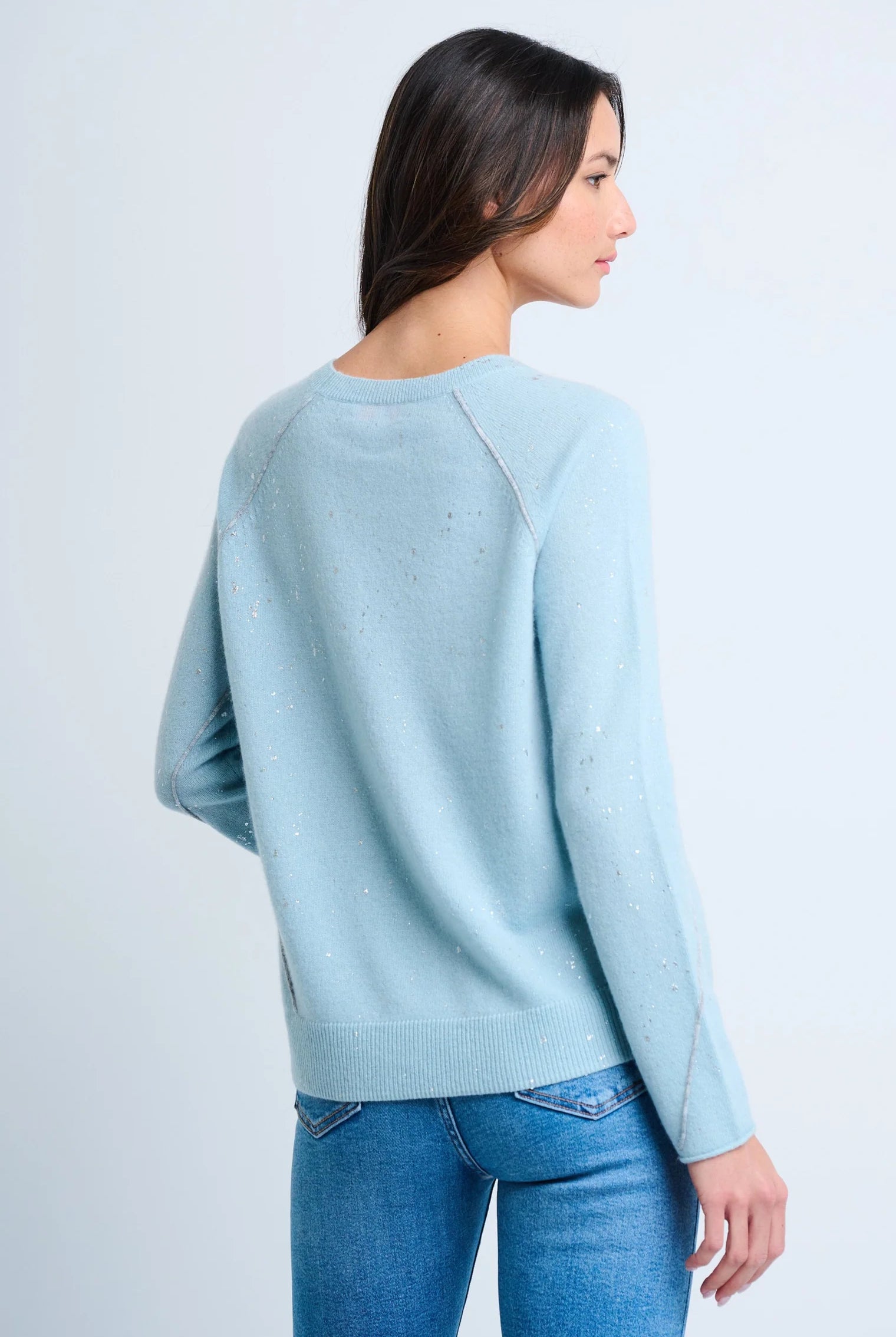 Lisa Todd Women's 100% Cashmere Diamond Dust Sweater
