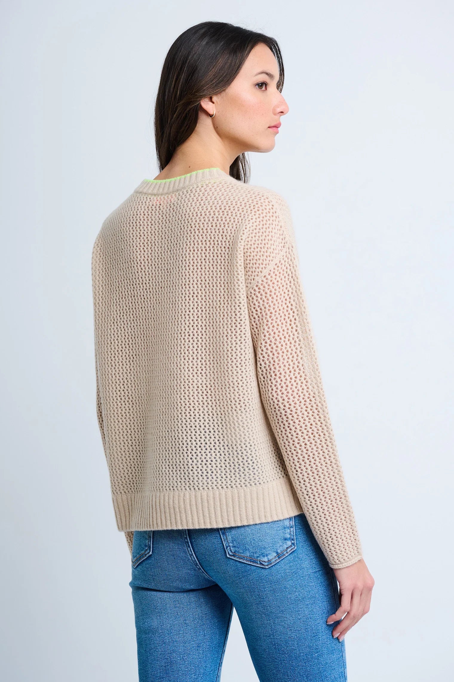 Lisa Todd Women's 100% Cashmere Open For Love Sweater