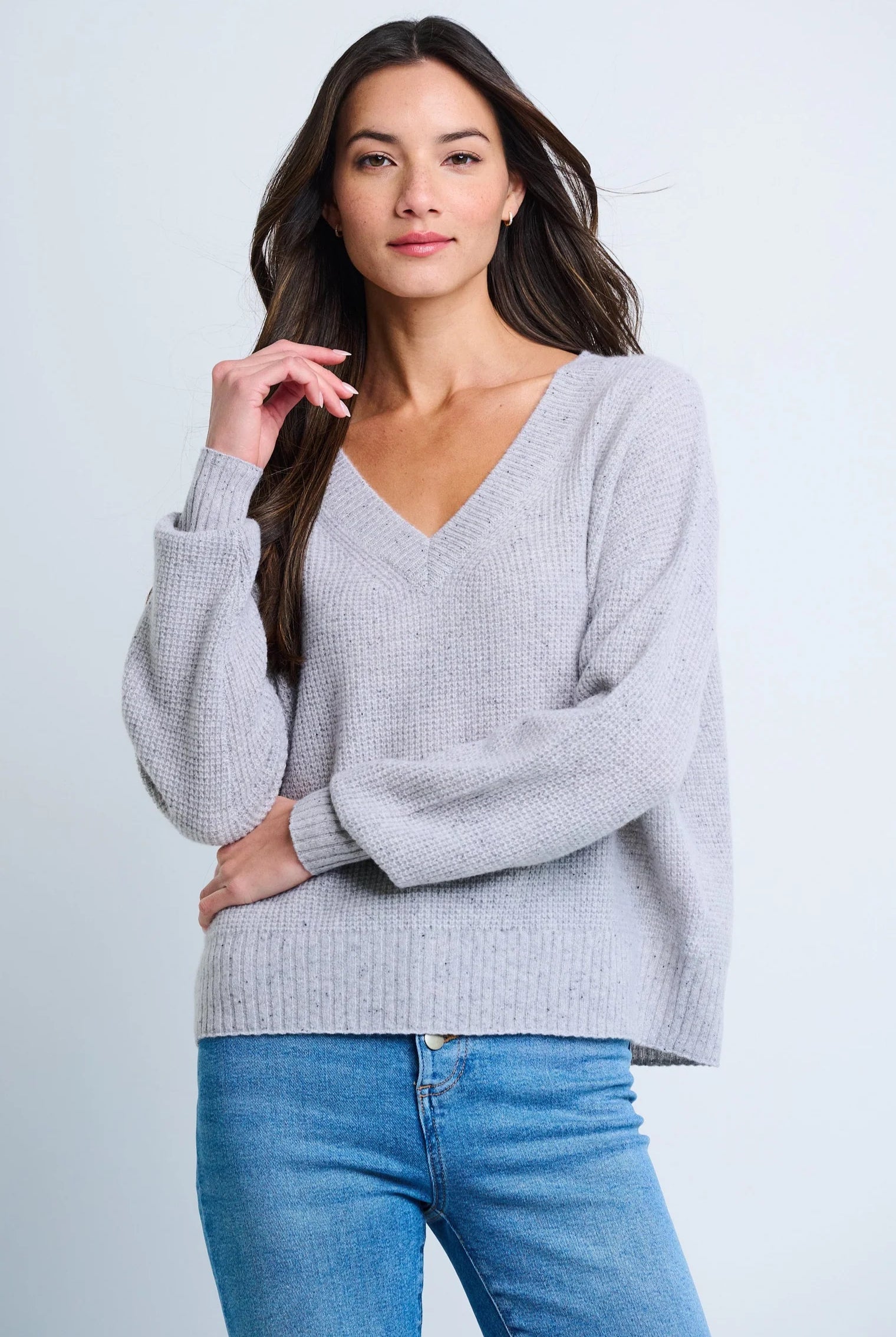 Lisa Todd Women's 100% Cashmere The Mixer Sweater