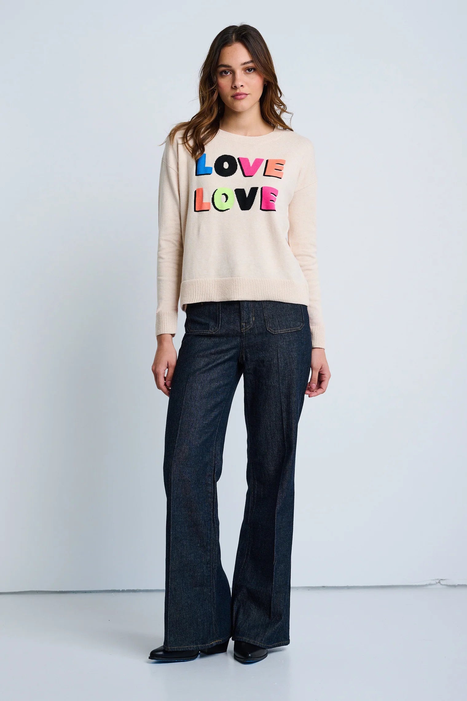 Lisa Todd Women's Love Love Cotton-Cashmere Sweater