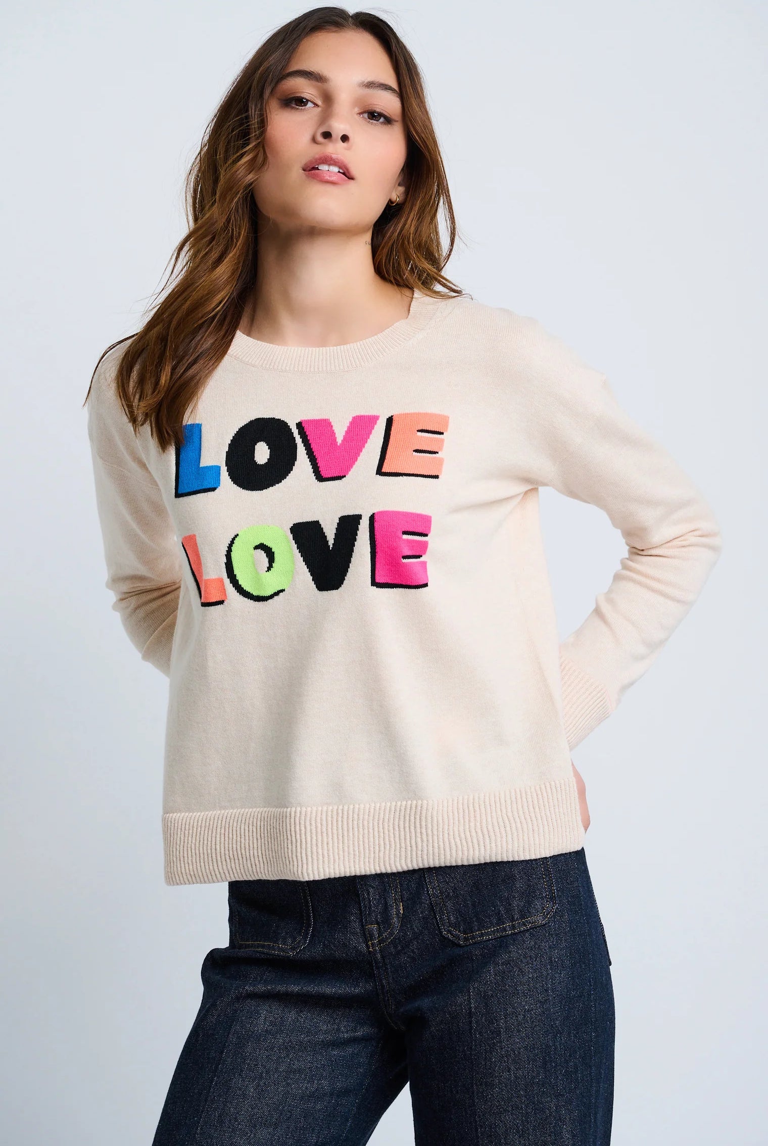 Lisa Todd Women's Love Love Cotton-Cashmere Sweater
