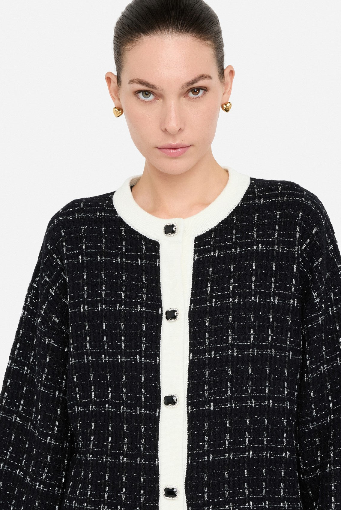 Liu Jo Women's Jacket with Jewel Buttons