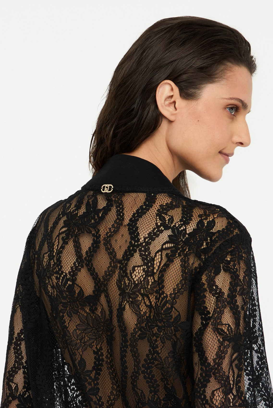 Liu Jo Women's Lace Zip-Up Jacket