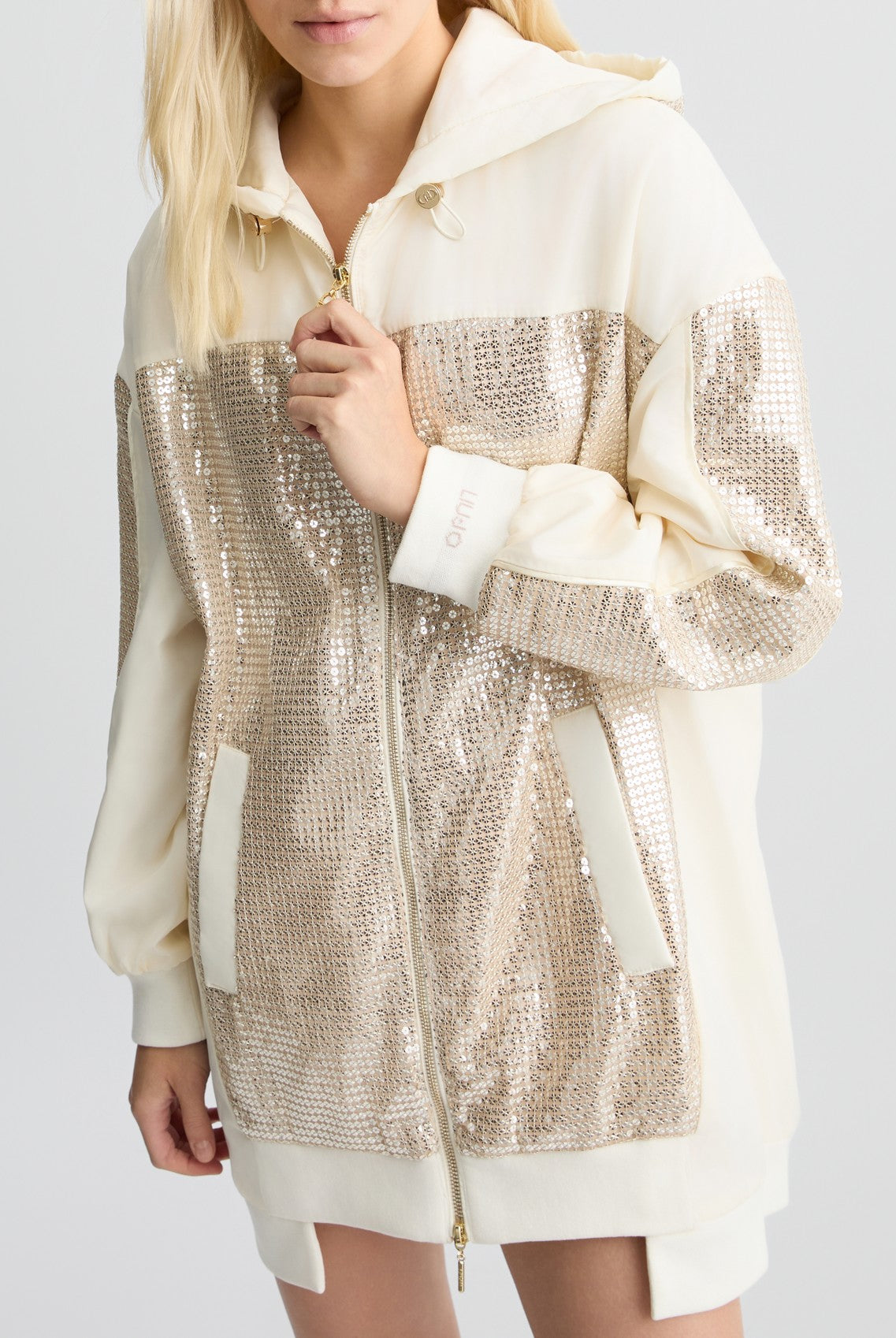 Liu Jo Women's Parka With Sequins