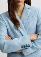 Liu Jo Women's Pinstripe Denim Blazer