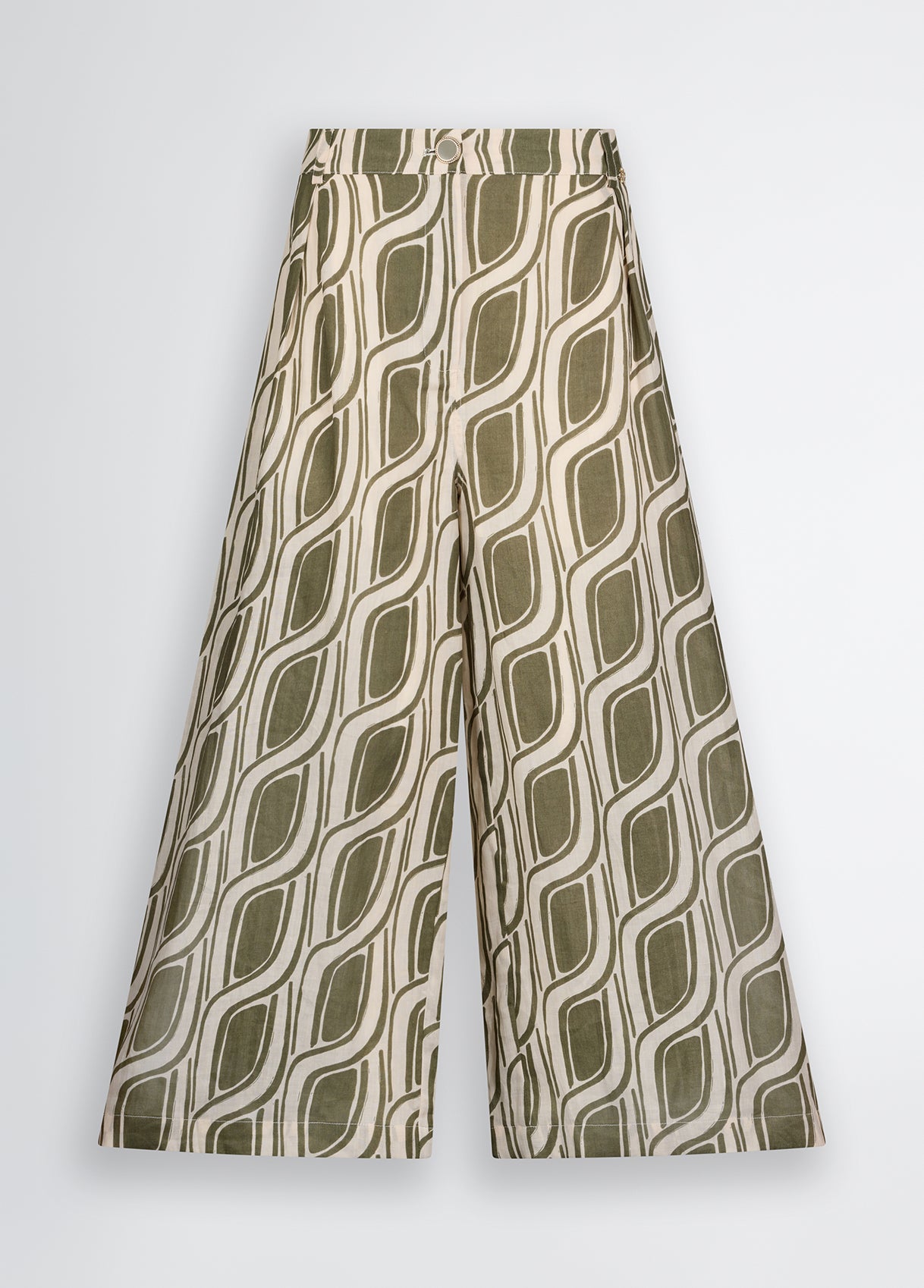 Liu Jo Women's Ramie Palazzo Trousers