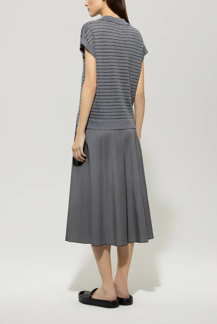 Luisa Cerano Women's Gabardine Flared Skirt