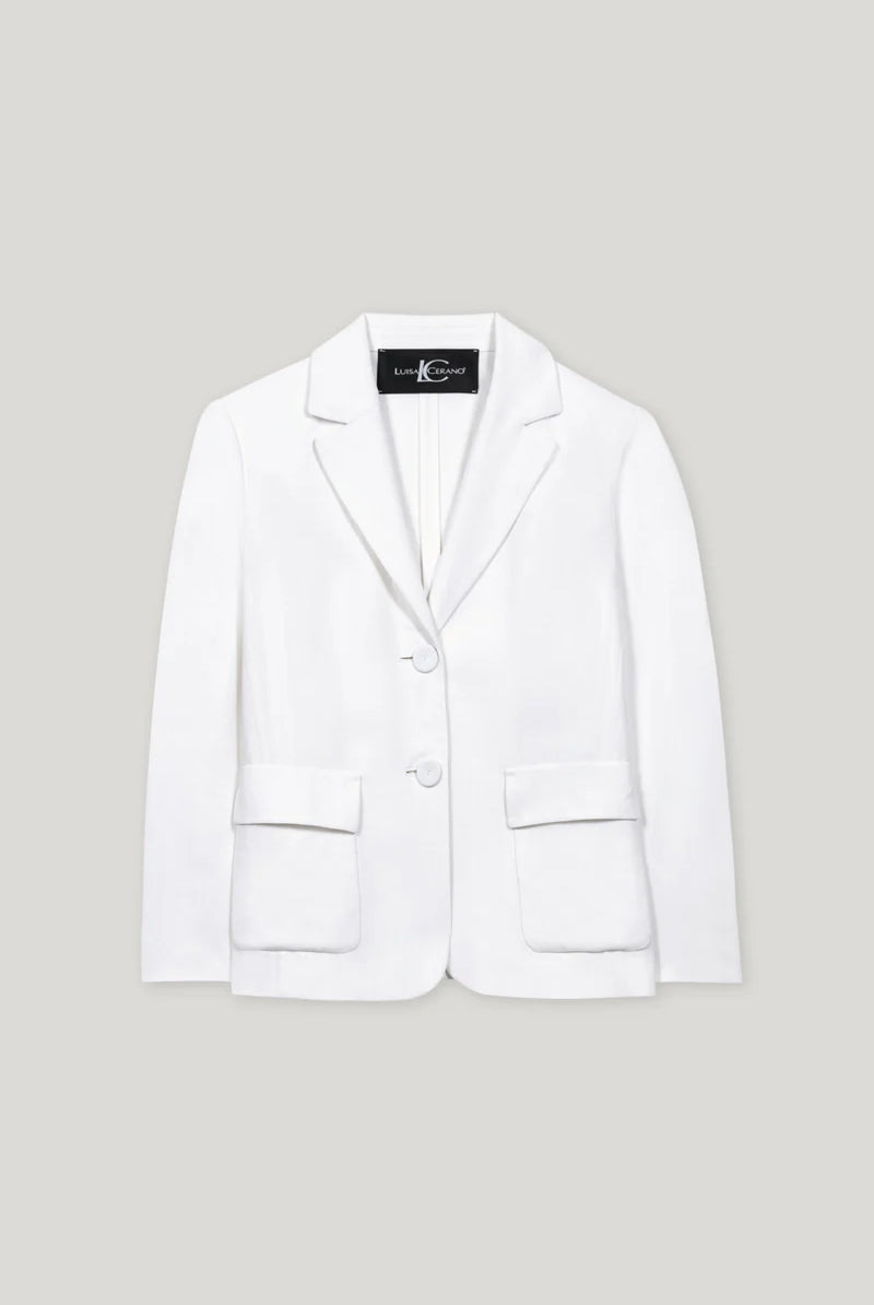 Luisa Cerano Women's Linen Blend Blazer