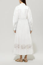 Luisa Cerano Women's Long-Sleeved Blouse with Embroidery