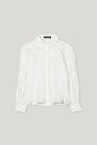 Luisa Cerano Women's Long-Sleeved Blouse with Embroidery