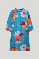 Luisa Cerano Women's Mini Dress with Hibiscus Print