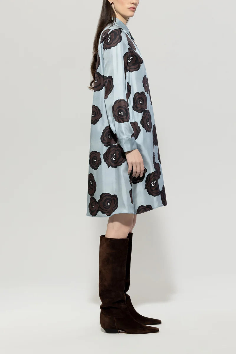 Luisa Cerano Women's Silk Floral Dress