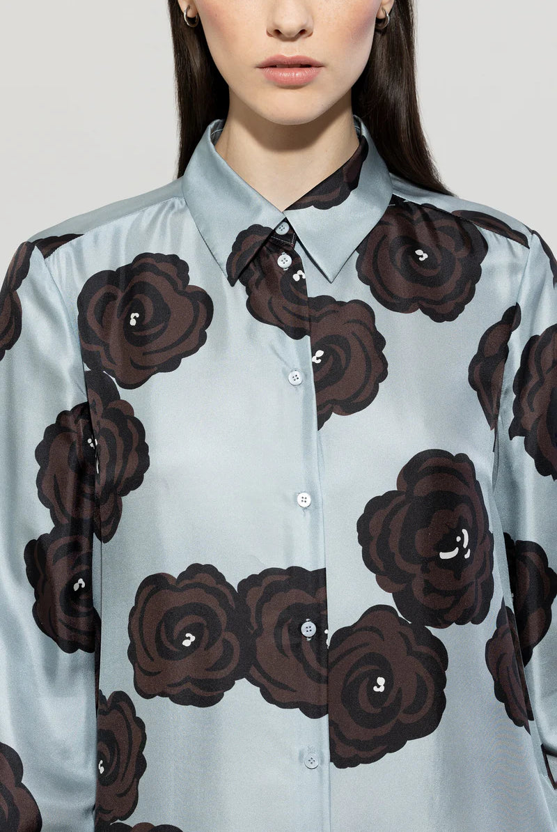 Luisa Cerano Women's Silk Floral Dress